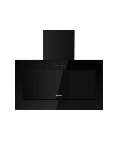 EXAUSTOR INCLINADO DE PAREDE JOHNSON 90CM PRETO | KON908N